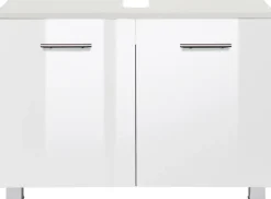 welltime Waschbeckenunterschrank »Trento, verschiedene Ausführungen und Farben« Badmöbel Unterschrank Breite 80 cm, mit viel Stauraum , Badschrank WBU