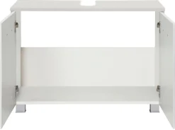 welltime Waschbeckenunterschrank »Trento, verschiedene Ausführungen und Farben« Badmöbel Unterschrank Breite 80 cm, mit viel Stauraum , Badschrank WBU