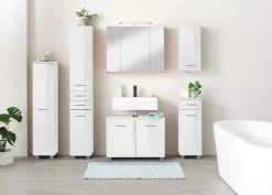 welltime Waschbeckenunterschrank »Trento, verschiedene Ausführungen und Farben« Badmöbel Unterschrank Breite 80 cm, mit viel Stauraum , Badschrank WBU
