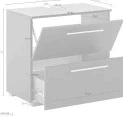welltime Waschbeckenunterschrank »Carlos« Breite 60 cm
