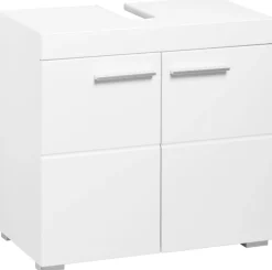 welltime Waschbeckenunterschrank »Avena« Waschtisch 2türig- Aussparung 26/8 cm - (B/T/H) 60/34/56 cm