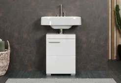 welltime Waschbeckenunterschrank »Avena« 1 Stk. tlg. Unterschrank mit Tür & Einlegeboden – (B/T/H) 40/34/56 cm