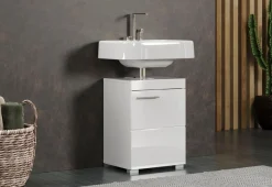 welltime Waschbeckenunterschrank »Avena« 1 Stk. tlg. Unterschrank mit Tür & Einlegeboden – (B/T/H) 40/34/56 cm