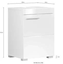 welltime Waschbeckenunterschrank »Avena« 1 Stk. tlg. Unterschrank mit Tür & Einlegeboden – (B/T/H) 40/34/56 cm