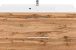 welltime Waschbeckenunterschrank »Soria« Badmöbel Waschtisch inkl. Waschbecken, Breite 100 cm