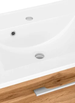 welltime Waschbeckenunterschrank »Soria« Badmöbel Waschtisch inkl. Waschbecken, Breite 100 cm