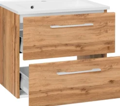welltime Waschbeckenunterschrank »Soria« Badmöbel, Waschtisch inkl. Waschbecken, Breite 60 cm