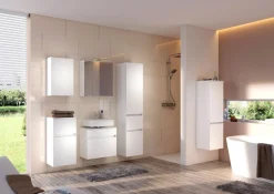 welltime Waschbeckenunterschrank »Baabe« Badmöbel Breite 60 cm, hängende Montage
