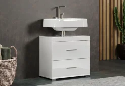 welltime Waschbeckenunterschrank »Avena« 1 Stk. tlg. Waschtisch mit 2 Schubkästen – (B/T/H) 60/34/56 cm