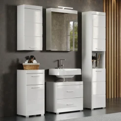 welltime Waschbeckenunterschrank »Avena« 1 Stk. tlg. Waschtisch mit 2 Schubkästen – (B/T/H) 60/34/56 cm