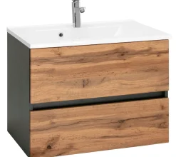 welltime Waschbeckenunterschrank »Lucca« Badmöbel, Waschtisch inkl. Waschbecken, Breite 60 cm
