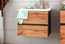 welltime Waschbeckenunterschrank »Lucca« Badmöbel, Waschtisch inkl. Waschbecken, Breite 60 cm