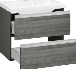 welltime Waschbeckenunterschrank »Ohio« Badmöbel, Waschtisch inkl. Waschbecken, Breite 60 cm