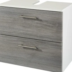 welltime Waschbeckenunterschrank »Trento, verschiedene Ausführungen und Farben« Badmöbel, Breite 60 cm, Beckenunterschrank auf Füßen, Made in Germany