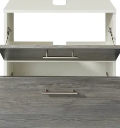 welltime Waschbeckenunterschrank »Trento, verschiedene Ausführungen und Farben« Badmöbel, Breite 60 cm, Beckenunterschrank auf Füßen, Made in Germany