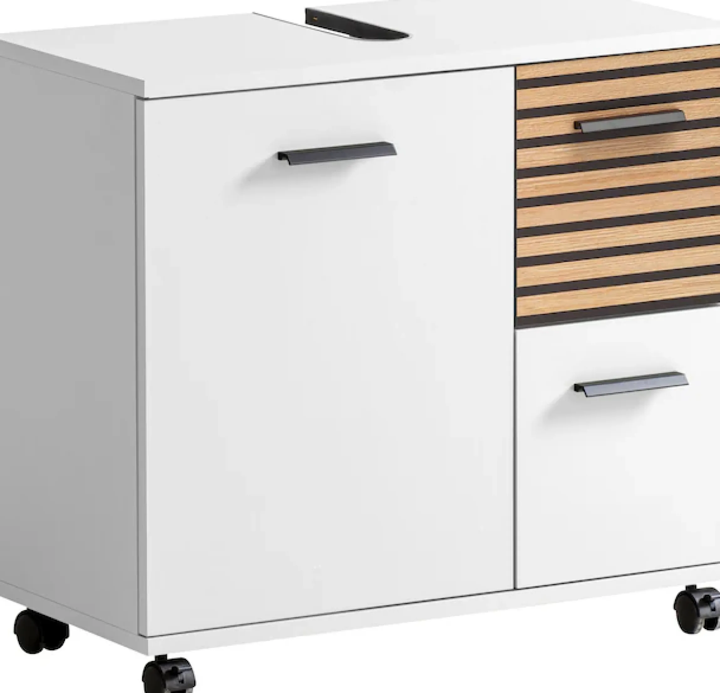 welltime Waschbeckenunterschrank »Katta, Waschbeckenunterschrank, Made in Germany, B: 65 cm« Solide Verarbeitung - Dieses Produkt ist in Deutschland gefertigt