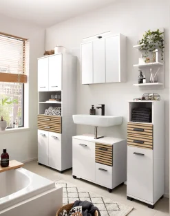 welltime Waschbeckenunterschrank »Katta, Waschbeckenunterschrank, Made in Germany, B: 65 cm« Solide Verarbeitung - Dieses Produkt ist in Deutschland gefertigt