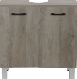 welltime Waschbeckenunterschrank »Florenz,Breite 60cm, 2 Tür, 2 Fächer, mit Siphonausschnitt, MDF-Front« in verschiedenen Farben erhältlich, Badmöbel, Badschrank, Kommode, Bad