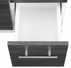 welltime Waschbeckenunterschrank »Emmi, Breite 65 cm made in Germany« Siphonausschnitt, Metallbeschläge