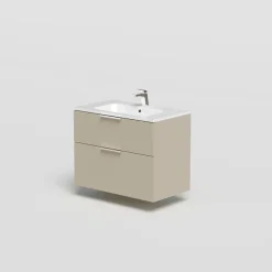 welltime Waschtisch »Ahus« mit Soft-Close-Funktion, Vollauszüge, inkl. Waschbecken Breite 80 cm