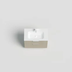welltime Waschtisch »Ahus« mit Soft-Close-Funktion, Vollauszüge, inkl. Waschbecken Breite 80 cm
