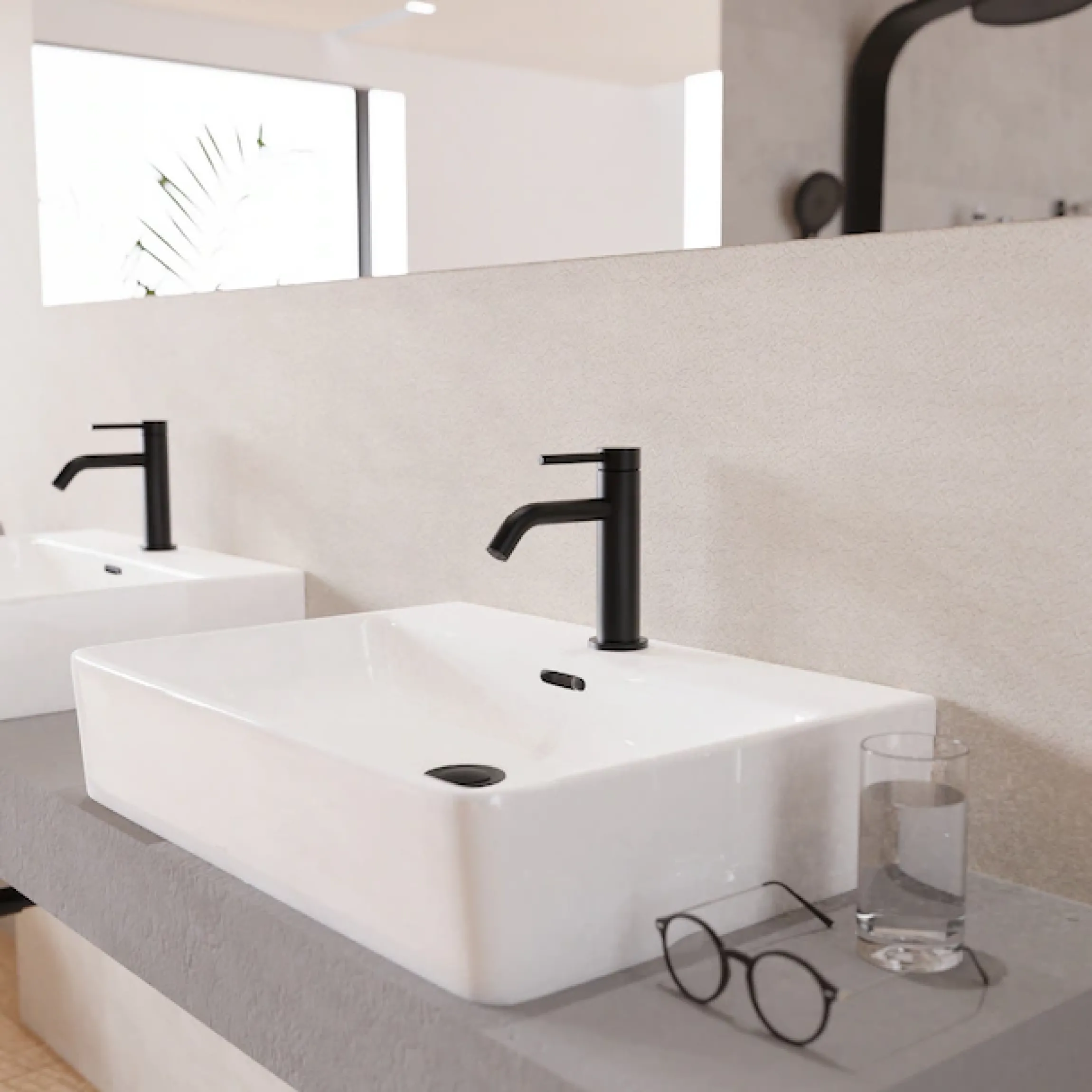 welltime Waschtischarmatur »Toscana« reduzierter Wasserverbrauch durch Eco-Click-Funktion