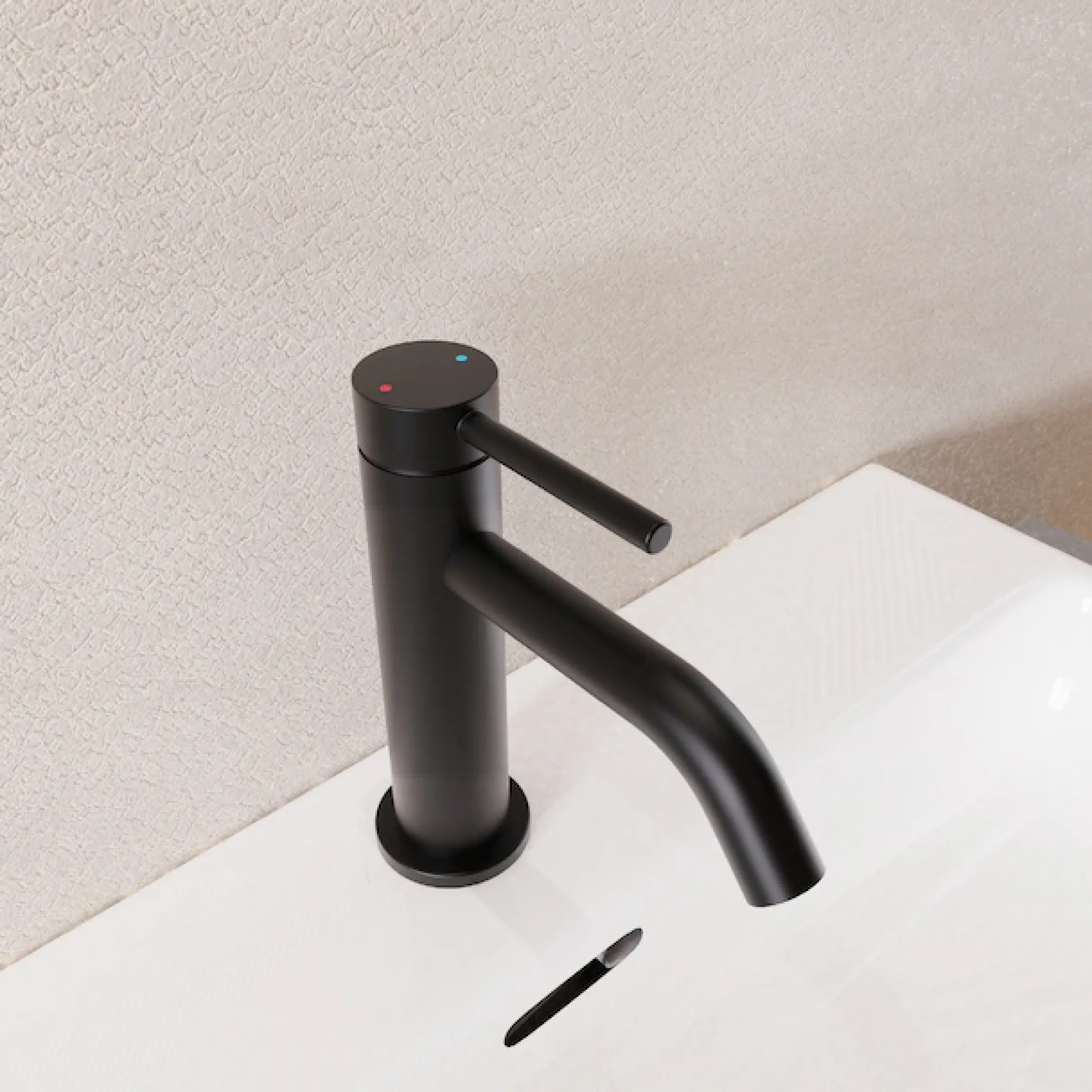 welltime Waschtischarmatur »Toscana« reduzierter Wasserverbrauch durch Eco-Click-Funktion