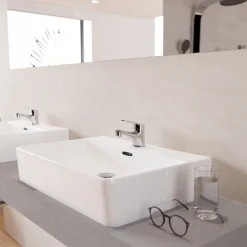 welltime Waschtischarmatur »BARI« Der Platzsparklassiker in frischem Design