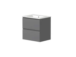 welltime Waschtisch »Cosmos in verschiedenen Ausführungen inkl. Waschbecken« Badmöbel, Waschplatzmit 2 Schubladen, Soft-Close-Funktion, FSC®