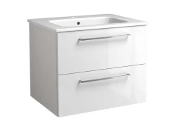 welltime Waschtisch »Joy, Waschbeckenunterschrank inkl.Waschbecken, Badmöbel« Breite 81 cm, mit Soft-Close-Funktion, FSC®-zertifiziert