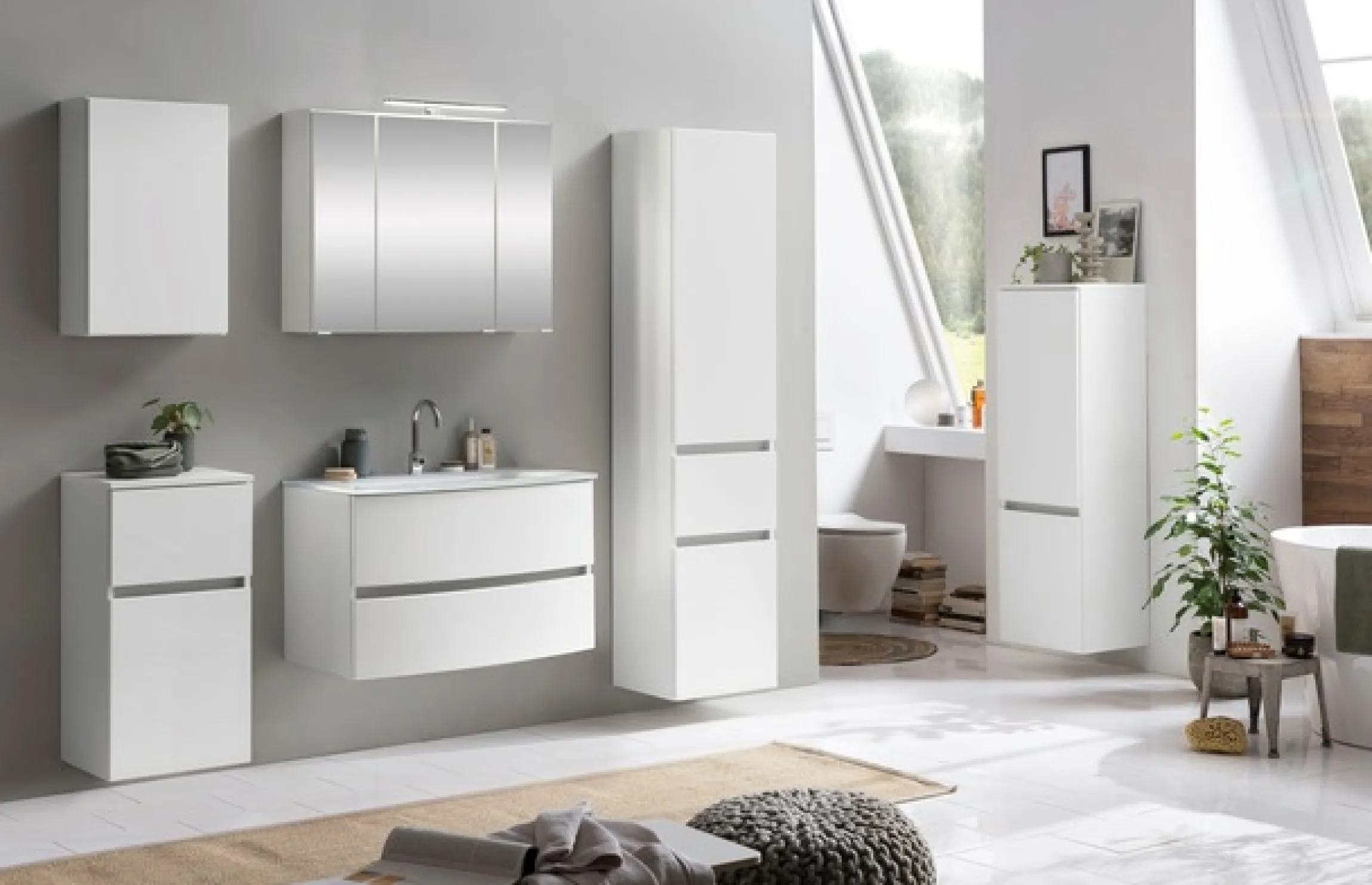 welltime Waschtisch »Kaunas« Breite 80 cm, mit Soft-Close Funktion