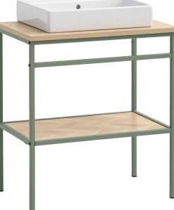 welltime Waschtisch »Lorna, Waschtisch, melaminharzbeschichtet,Made in Germany, B: 30 cm« 1 Stk. tlg. Solide Verarbeitung - Dieses Produkt ist in Deutschland gefertigt