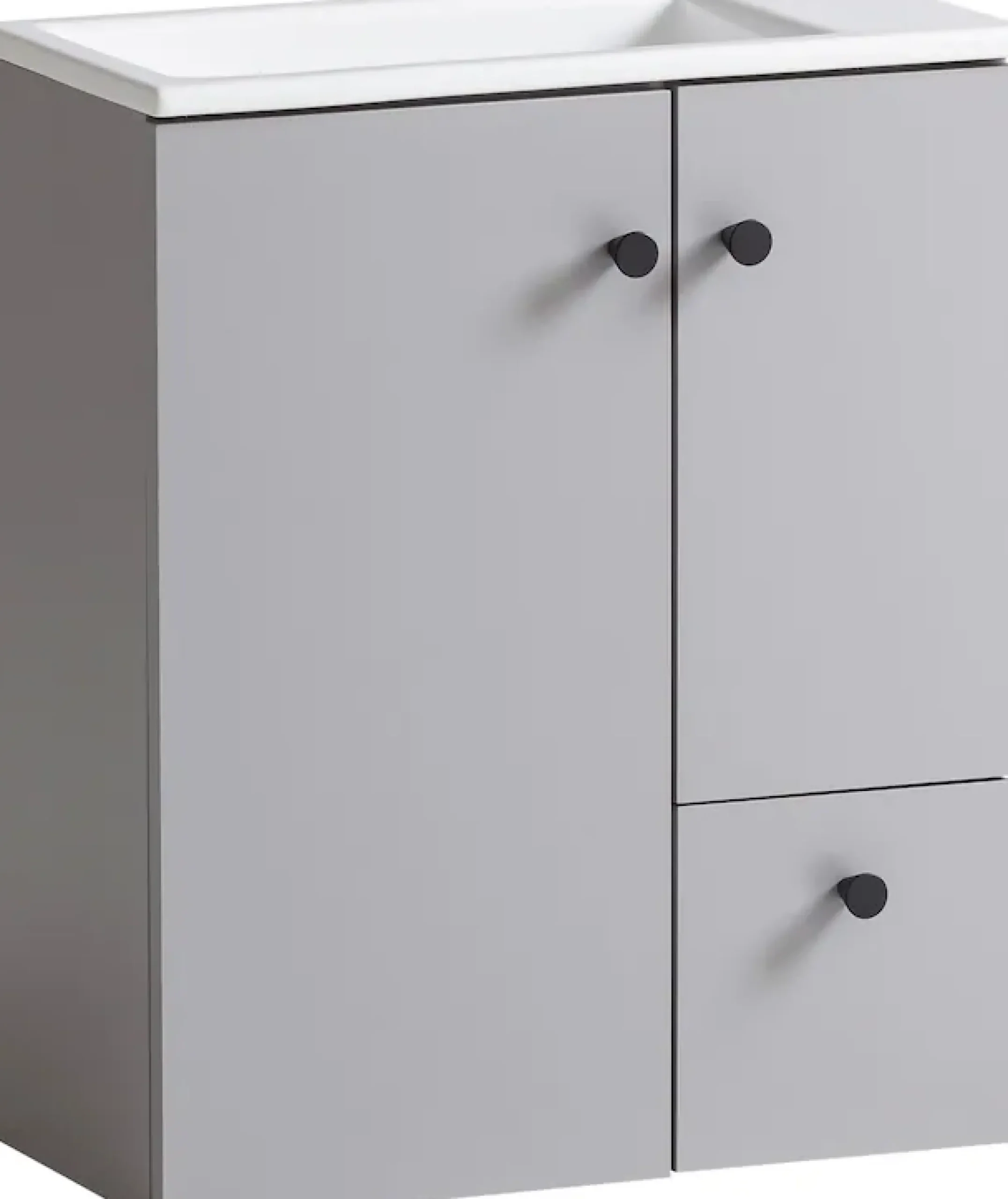 welltime Waschtisch »Lugo, Waschtisch, melaminharzbeschichtet, Made in Germany, B: 50 cm« Solide Verarbeitung - Dieses Produkt ist in Deutschland gefertigt