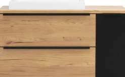 welltime Waschtisch »MAILAND, 2 Metall-Vollauszüge mit Softclose, Aufsatzbecken« Maße (B/H/T): ca. 105/65,5/47 cm,