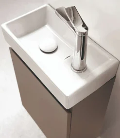 welltime Waschtisch »Mini, Badmöbel, Waschtischunterschrank inkl. Waschbecken« Breite 40cm, mit Soft-Close-Funktion, FSC®-zertifiziert