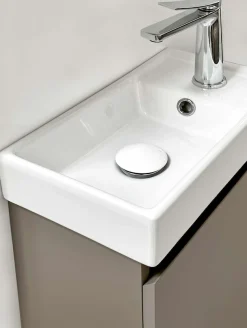 welltime Waschtisch »Mini, Badmöbel, Waschtischunterschrank inkl. Waschbecken« Breite 40cm, mit Soft-Close-Funktion, FSC®-zertifiziert