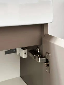 welltime Waschtisch »Mini, Badmöbel, Waschtischunterschrank inkl. Waschbecken« Breite 40cm, mit Soft-Close-Funktion, FSC®-zertifiziert