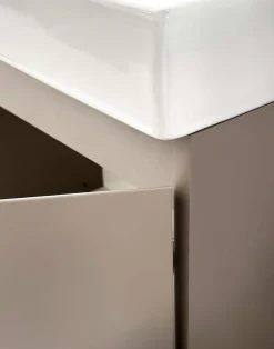 welltime Waschtisch »Mini, Badmöbel, Waschtischunterschrank inkl. Waschbecken« Breite 40cm, mit Soft-Close-Funktion, FSC®-zertifiziert