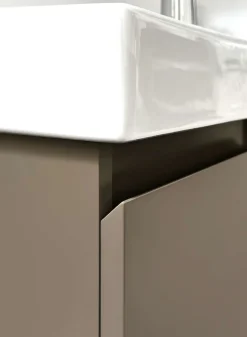welltime Waschtisch »Mini, Badmöbel, Waschtischunterschrank inkl. Waschbecken« Breite 40cm, mit Soft-Close-Funktion, FSC®-zertifiziert