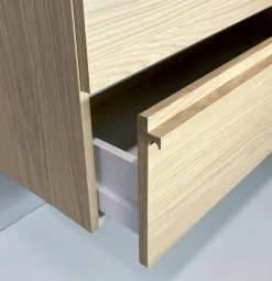 welltime Waschtisch »Only inklusive Waschbecken, Schubladen mit Vollauszug« Badmöbel in verschiedenen Breiten, mit Soft-Close Funktion, FSC®