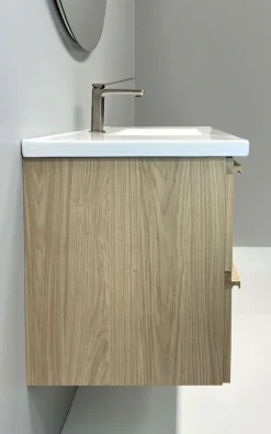 welltime Waschtisch »Only inklusive Waschbecken, Schubladen mit Vollauszug« Badmöbel in verschiedenen Breiten, mit Soft-Close Funktion, FSC®