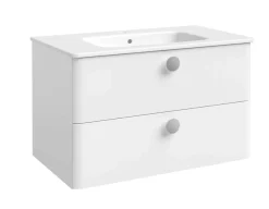 welltime Waschtisch »Round« FSC®-zertifiziert, (2 Breiten: 61/81 cm H/T ca .51,8/45cm)