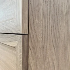 welltime Waschtisch »Rustic« mit Soft-Close-Funktion, Breite 121,5 cm, Eichenfurnier
