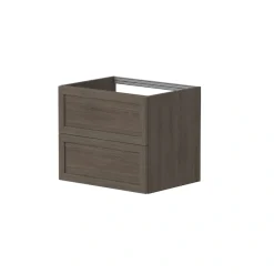 welltime Waschtisch »Rustic« mit Soft-Close-Funktion, Breite 61,5 cm, Eichenfurnier