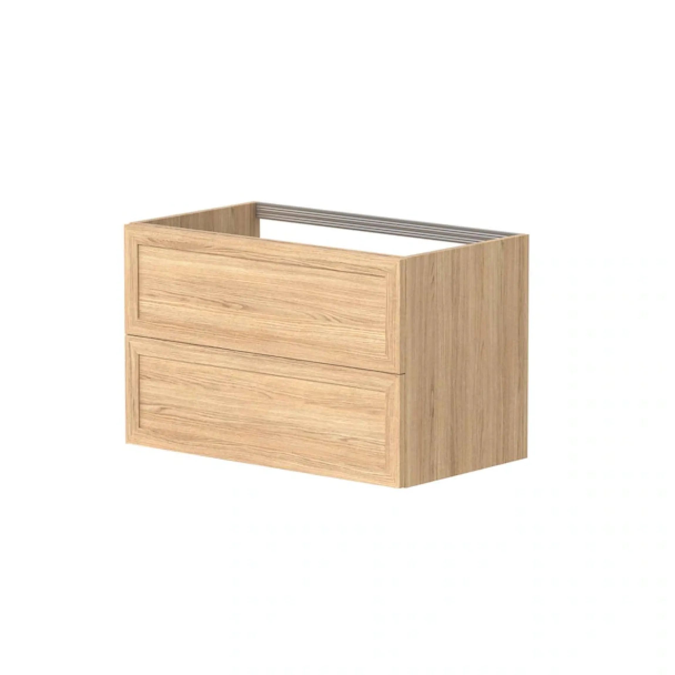 welltime Waschtisch »Rustic« mit Soft-Close-Funktion, Breite 81,5 cm, Eichenfurnier