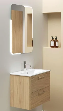 welltime Waschtisch »Scandic, Waschbeckenunterschrank inkl. Waschbecken, Badmöbel«