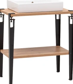 welltime Waschtisch »Tonder, Waschtisch, Made in Germany, B: 70 cm« 2 Stk. tlg. Solide Verarbeitung - Dieses Produkt ist in Deutschland gefertigt