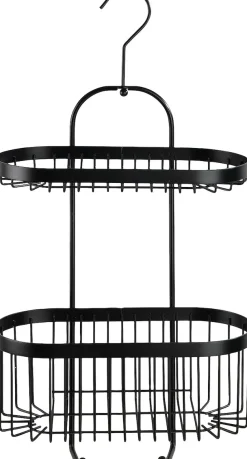 WENKO Badregal »Classic Plus Black« 1 Ablage, 1 Korb