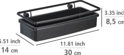 WENKO Badregal »Molinella« zur Wandmontage, extra tief