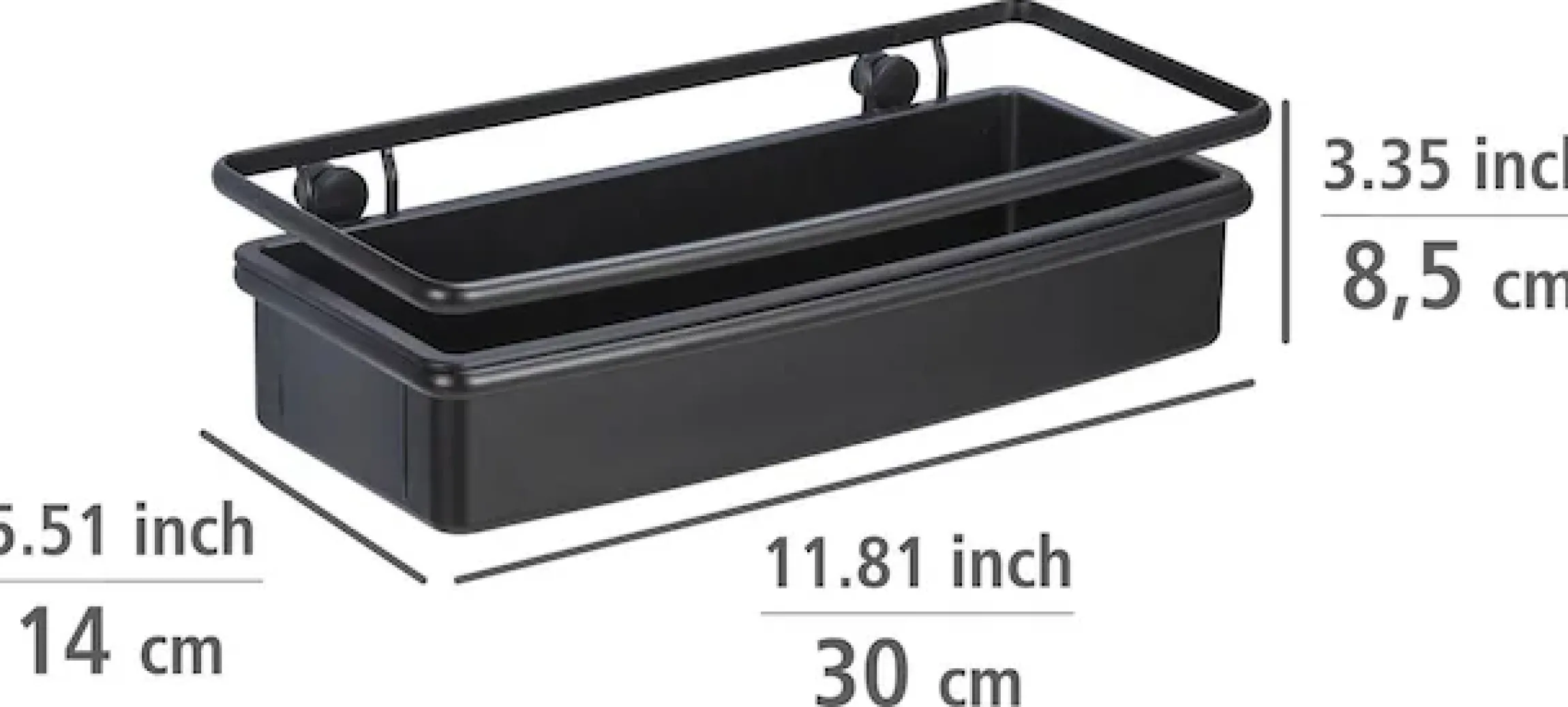 WENKO Badregal »Molinella« zur Wandmontage, extra tief